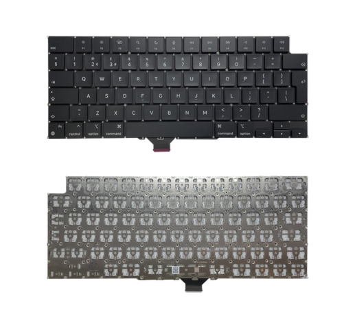 Keyboard For A2442, A2485, A2779, 2780 MacBook Pro 14 inch and 16 inch (2021 - 2023) US/UK Version EMC 3650, 8102, 3651 Keyboard For A2442, A2485, A2779, 2780 MacBook Pro 14 inch and 16 inch (2021 - 2023) US/UK Version EMC 3650, 8102, 3651